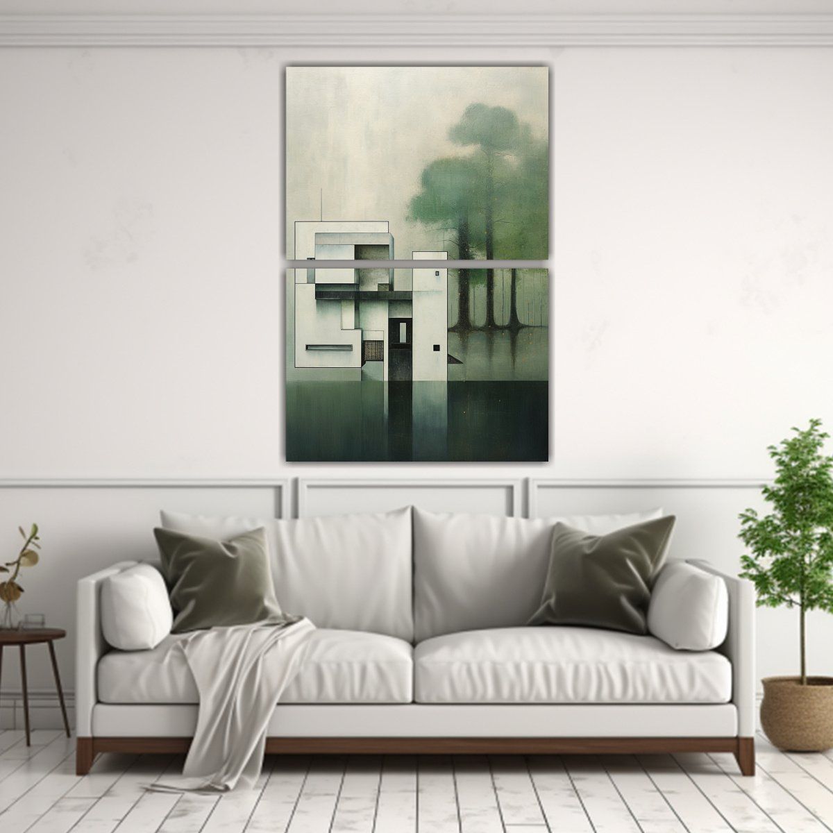 GENERICO - Arte Visual Cautivador Estilo Shigeru Set 2 Telas 65x100 Cm