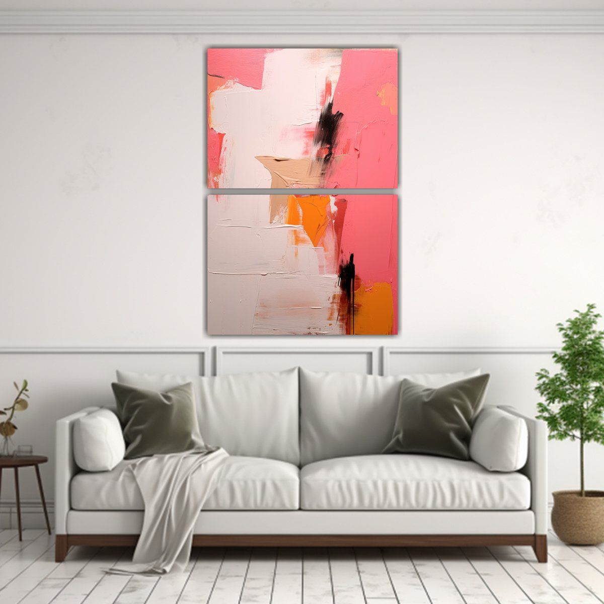 GENERICO - Cuadro Movimiento Gama De Colores 925 Pintura 120x160 Cm