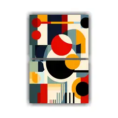 GENERICO - Pinturas Decorativas Abstractas En Gama De 65x100 Cm