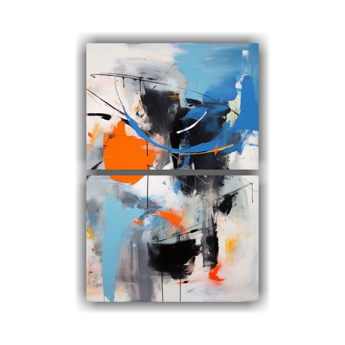 GENERICO - Pintura Abstracta Expresionista Inspiradora De 60x80 Cm