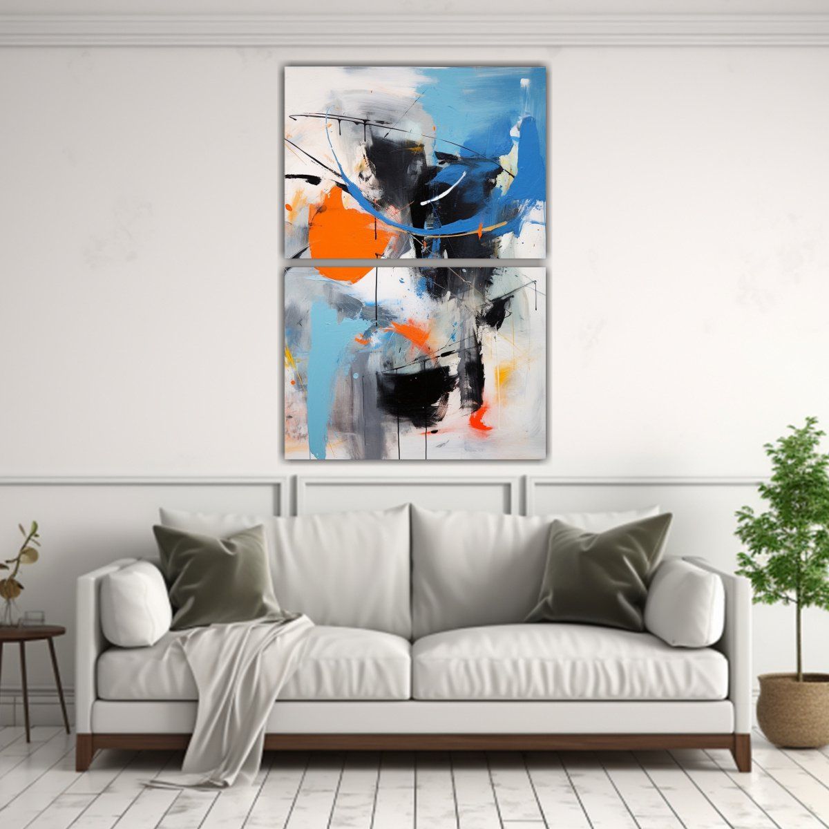 GENERICO - Pintura Abstracta Expresionista Inspiradora De 60x80 Cm