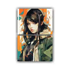 GENERICO - Pintura Decorativa Dos Artes Abstracción 120x160 Cm