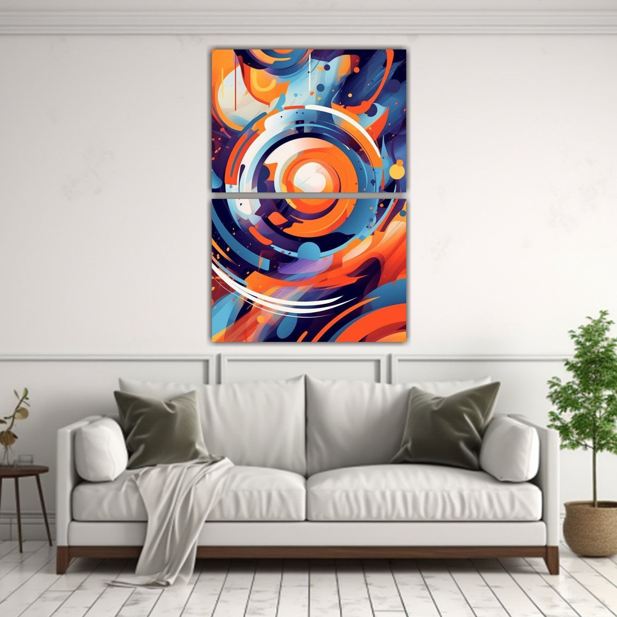 GENERICO - Arte De Pared Abstracto Exclusivo En Lienzo De 75x100 Cm