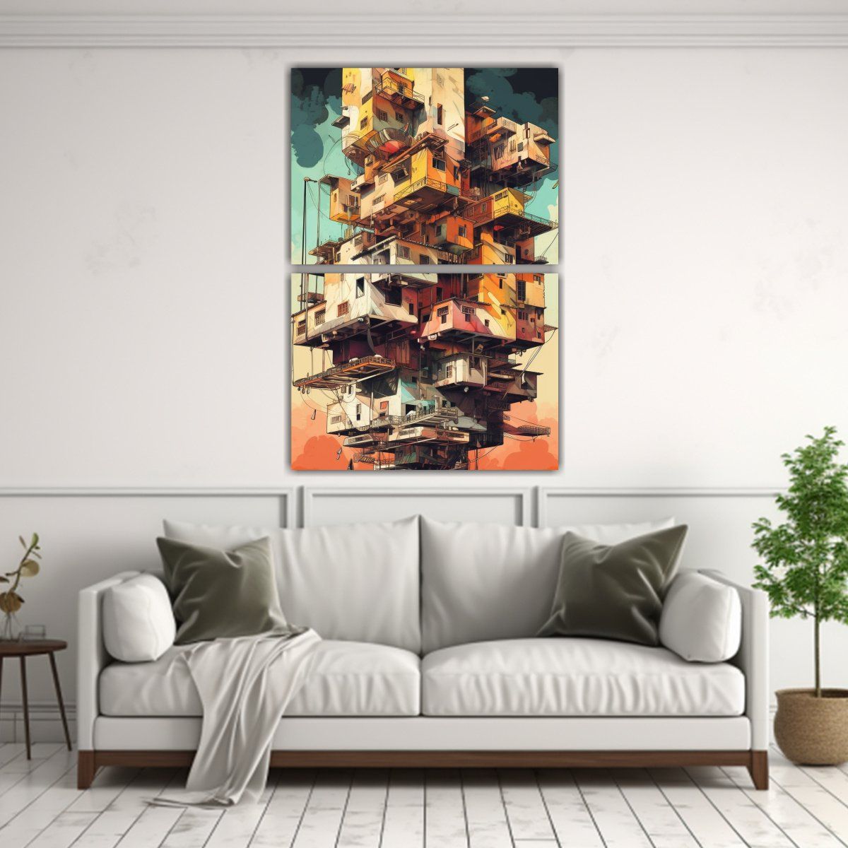 GENERICO - Pinturas Decorativas Acid Jazz Architecture 120x160 Cm