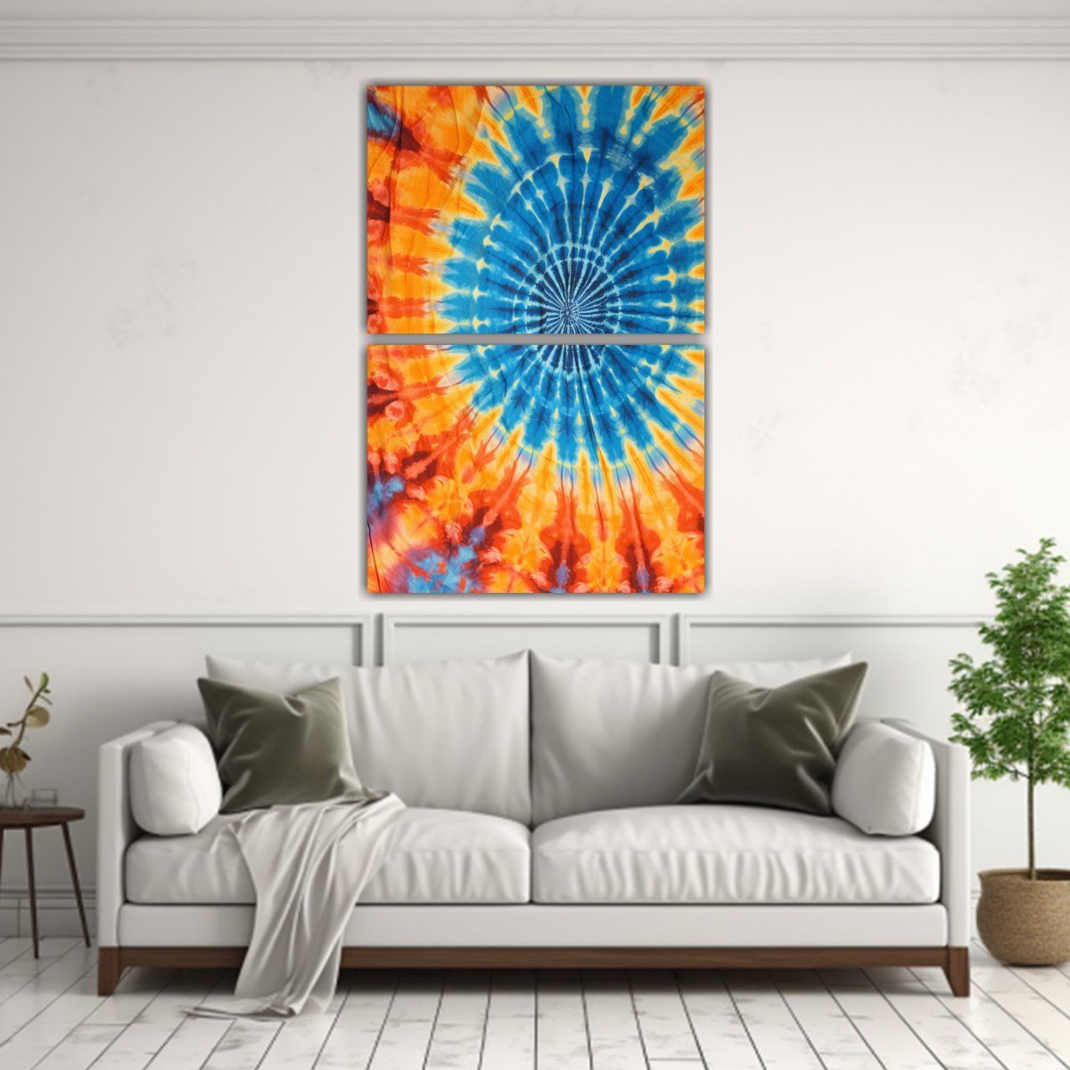 GENERICO - Cuadros Fotografía Juveniles Naranja Azul 50x80 Cm