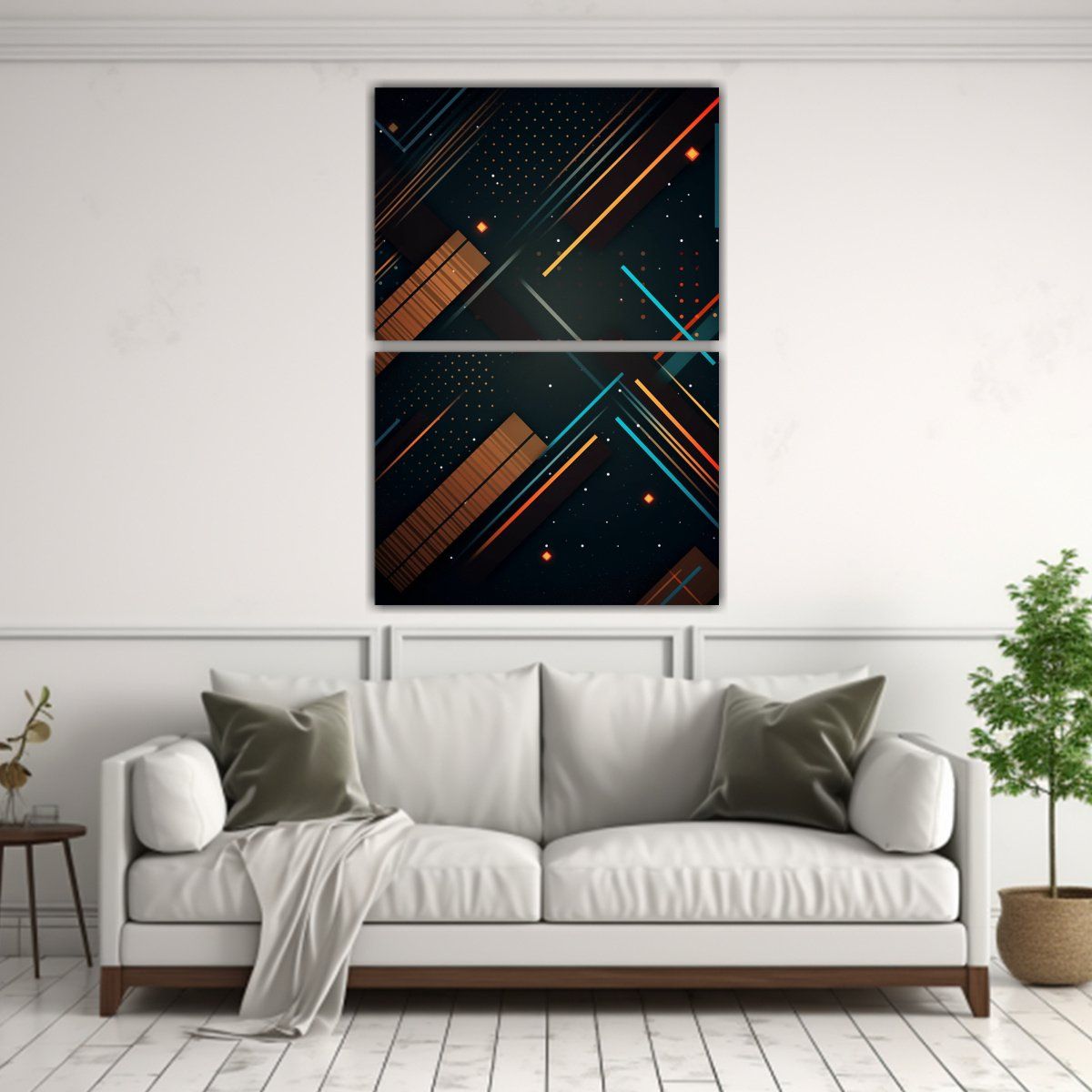GENERICO - Pinturas Decorativas De Fondo Gráfico De 65x100 Cm