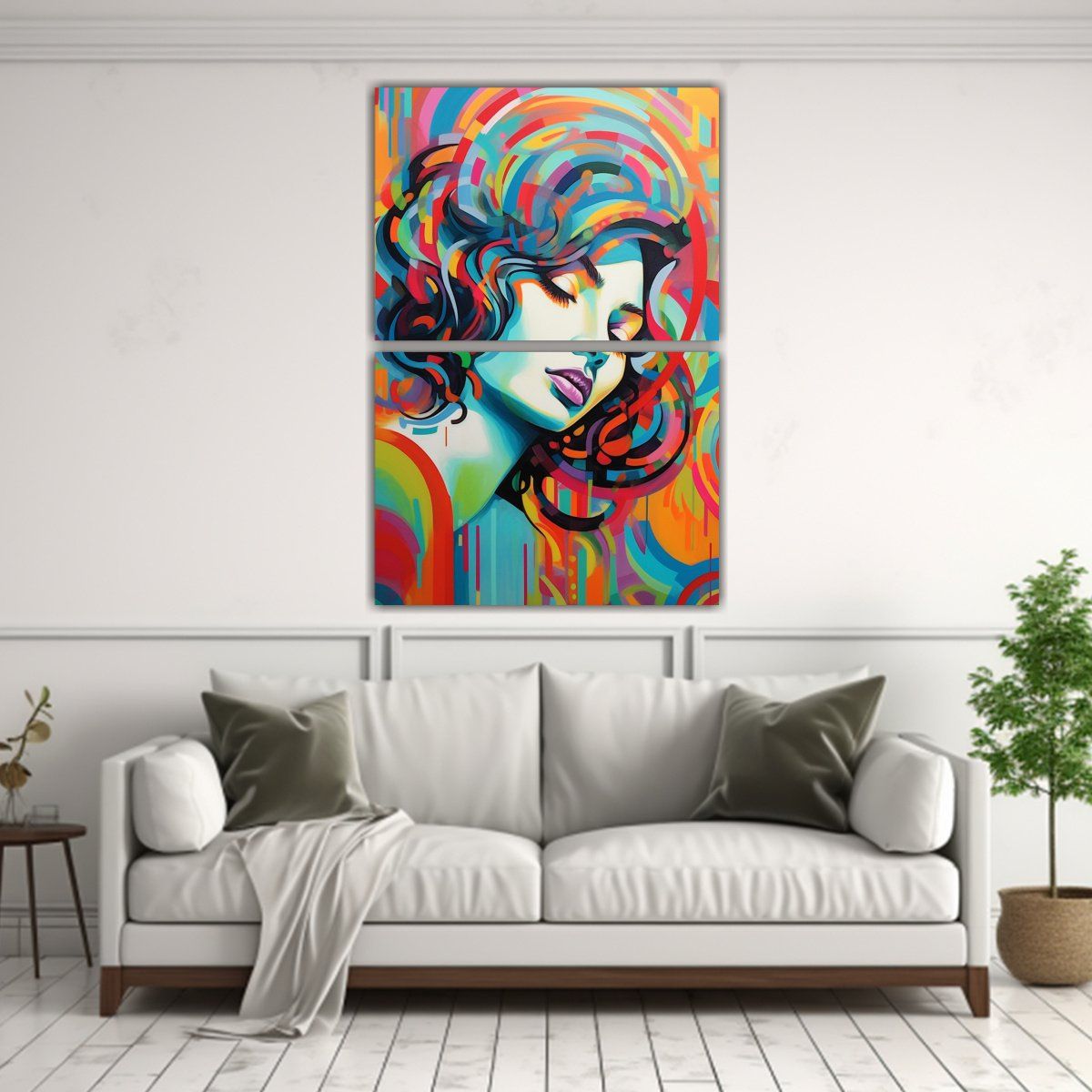 GENERICO - Cuadros Dibujo Protagonismo Capturando Momentos Y 75x100 Cm