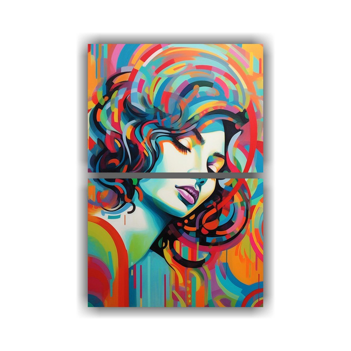 GENERICO - Cuadros Dibujo Protagonismo Capturando Momentos Y 65x100 Cm