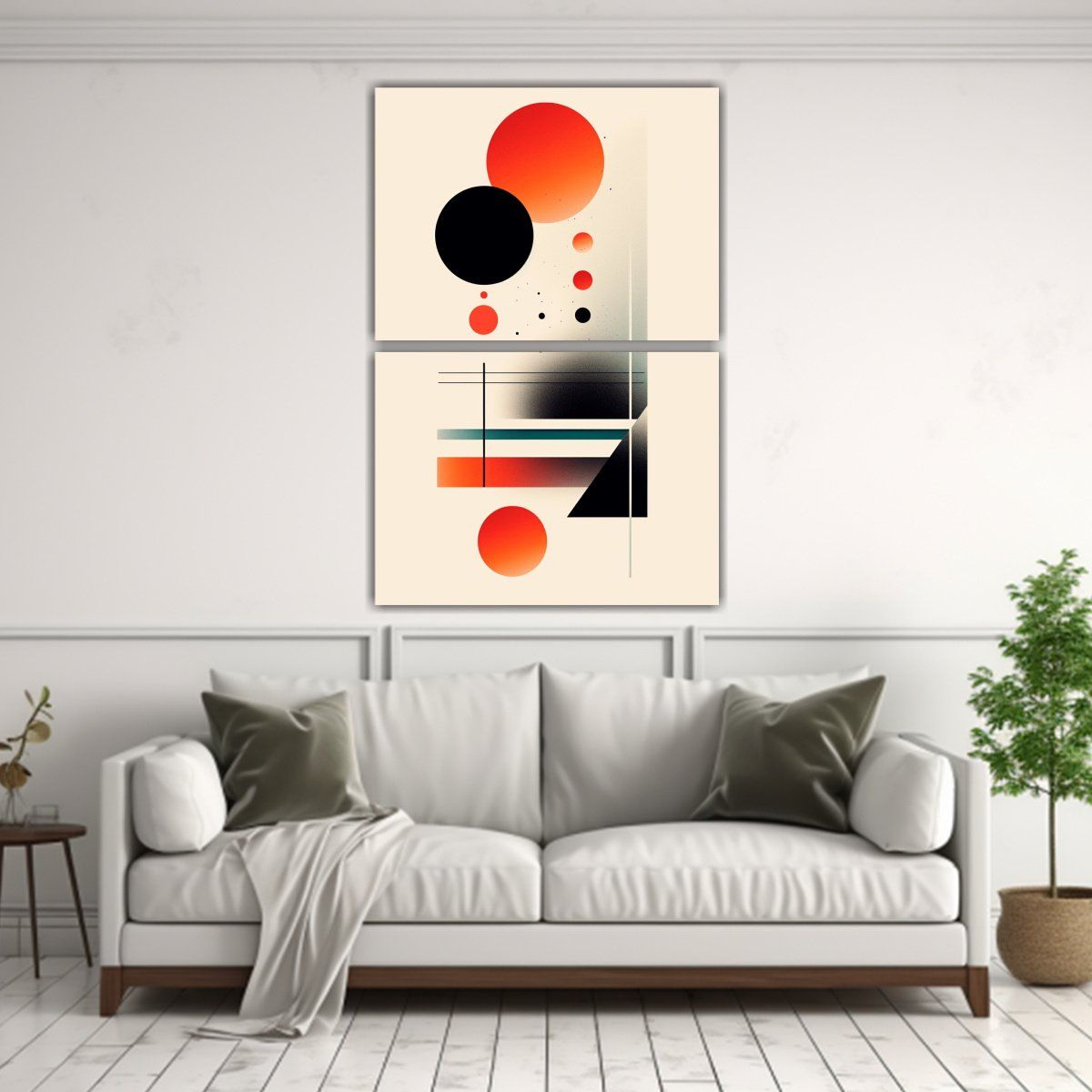 GENERICO - Pegatinas Intensidad Guerrero Formas Geométricas 65x100 Cm