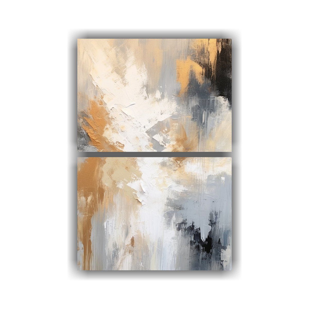 GENERICO - Cuadros Estilo Galería Modernos Con Tonos 50x80 Cm