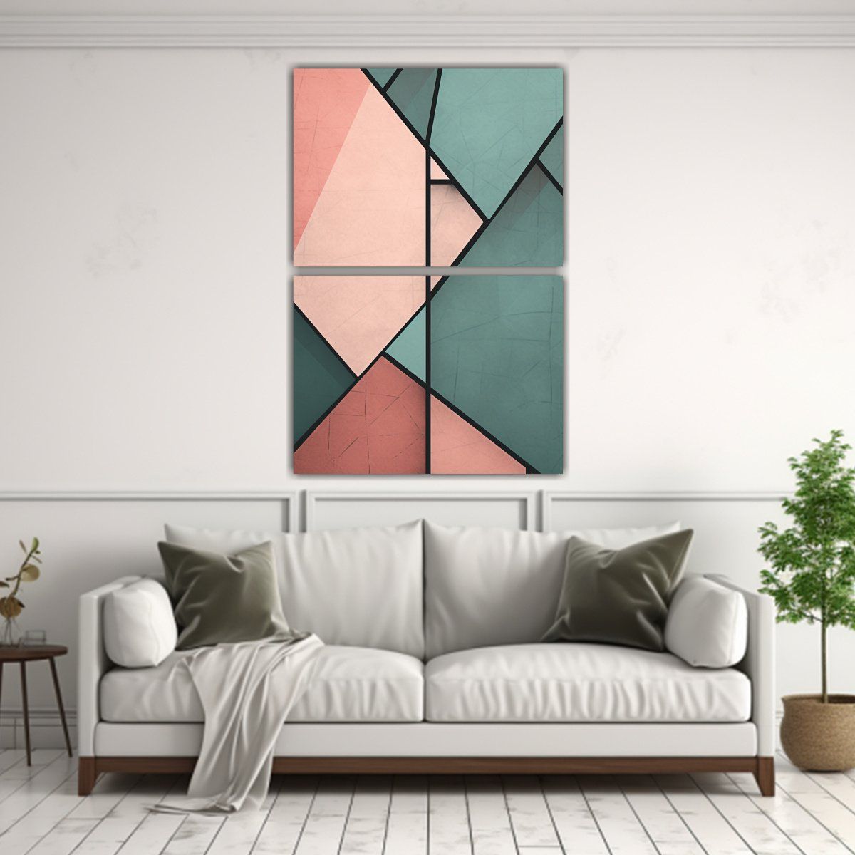 GENERICO - Lienzos Conceptual Armonia Fondos Minimalistas 65x100 Cm