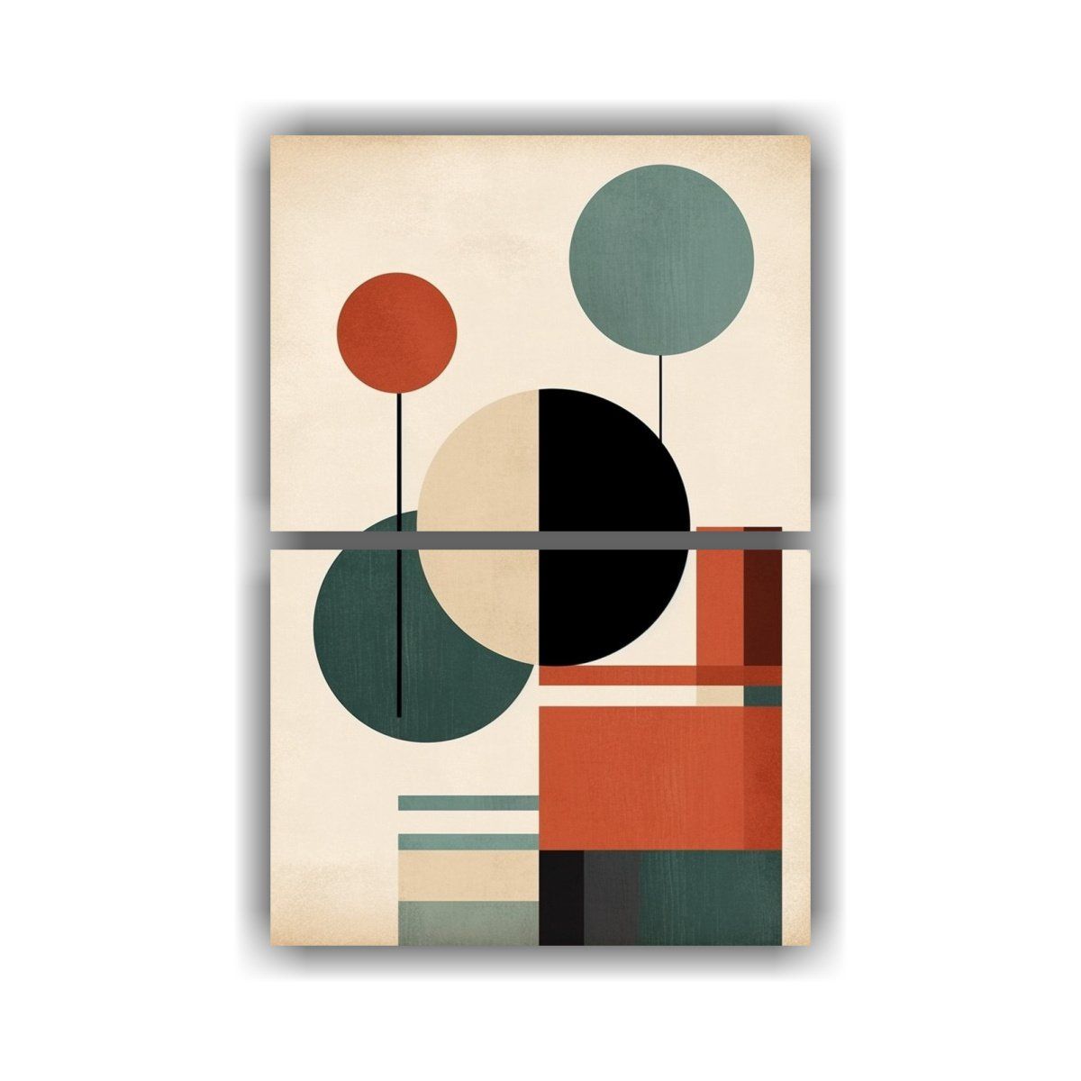 GENERICO - Pinturas Decorativas Abstractas Minimalistas Y 75x100 Cm