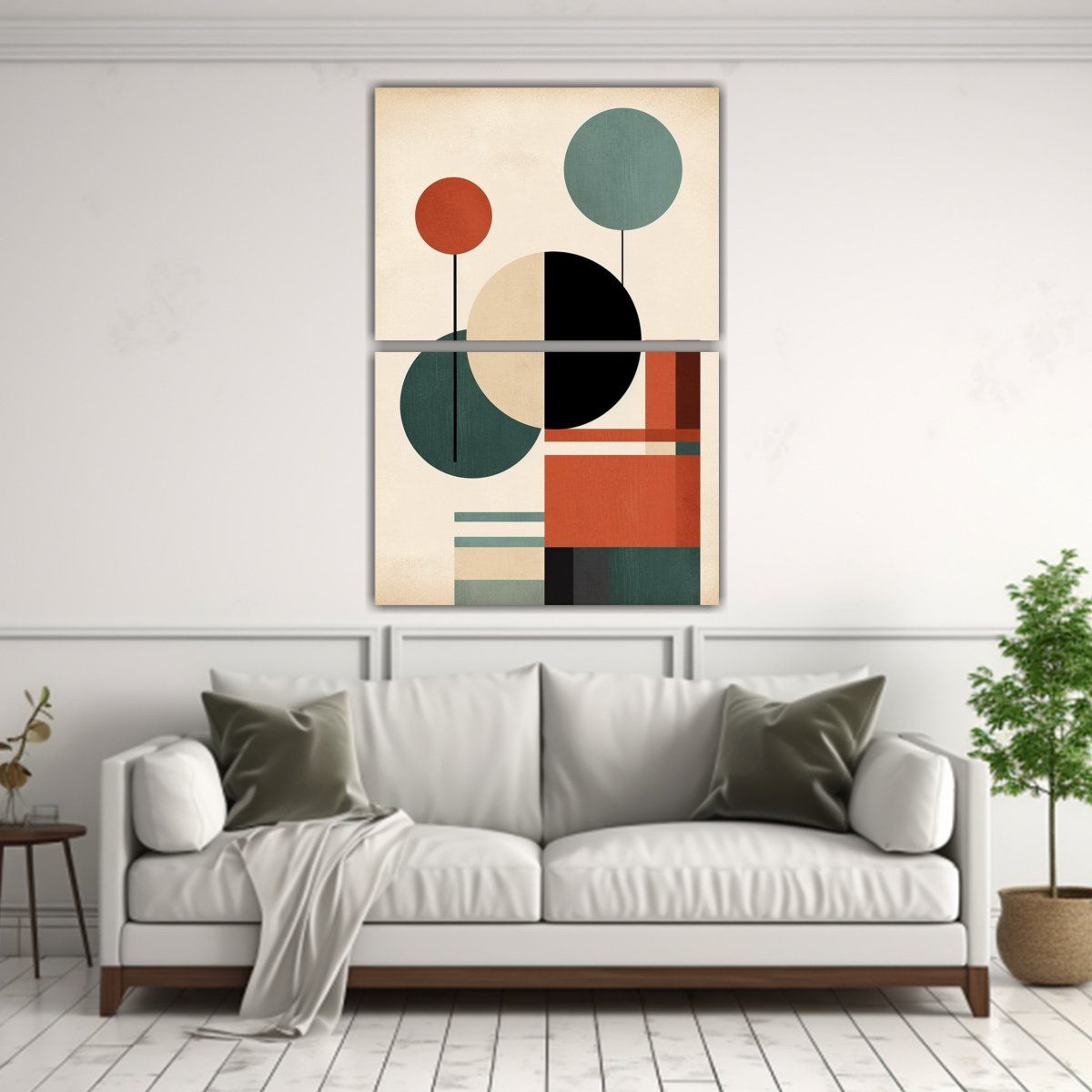 GENERICO - Pinturas Decorativas Abstractas Minimalistas Y 75x100 Cm