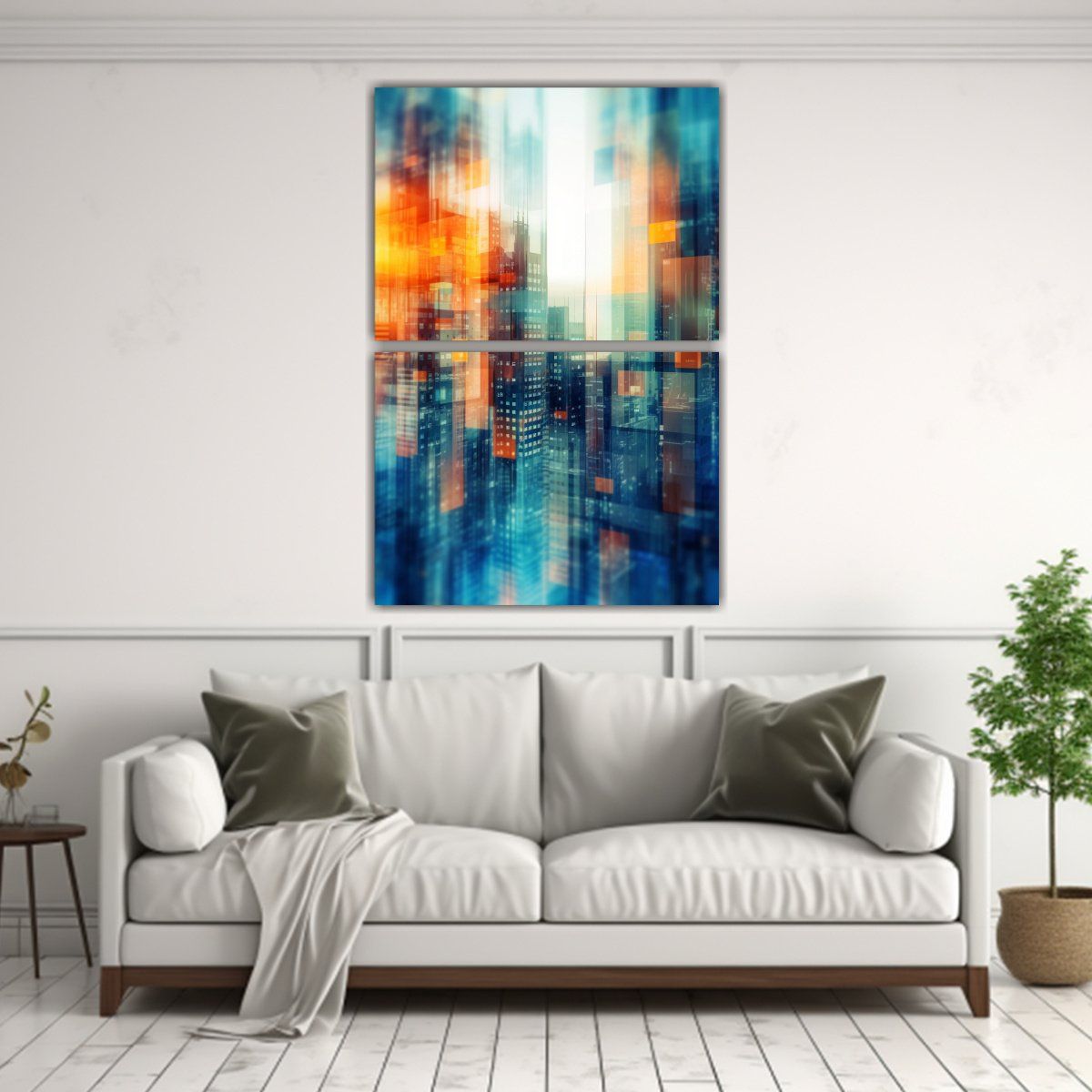 GENERICO - Pinturas Decorativas Paisaje Dinámico En 120x160 Cm