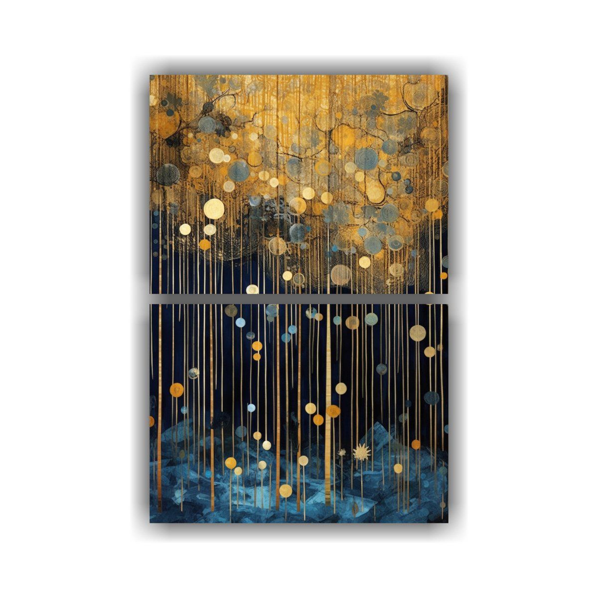 GENERICO - Dos Cuadros En Bastidor Dibujo Pop Art De 75x100 Cm