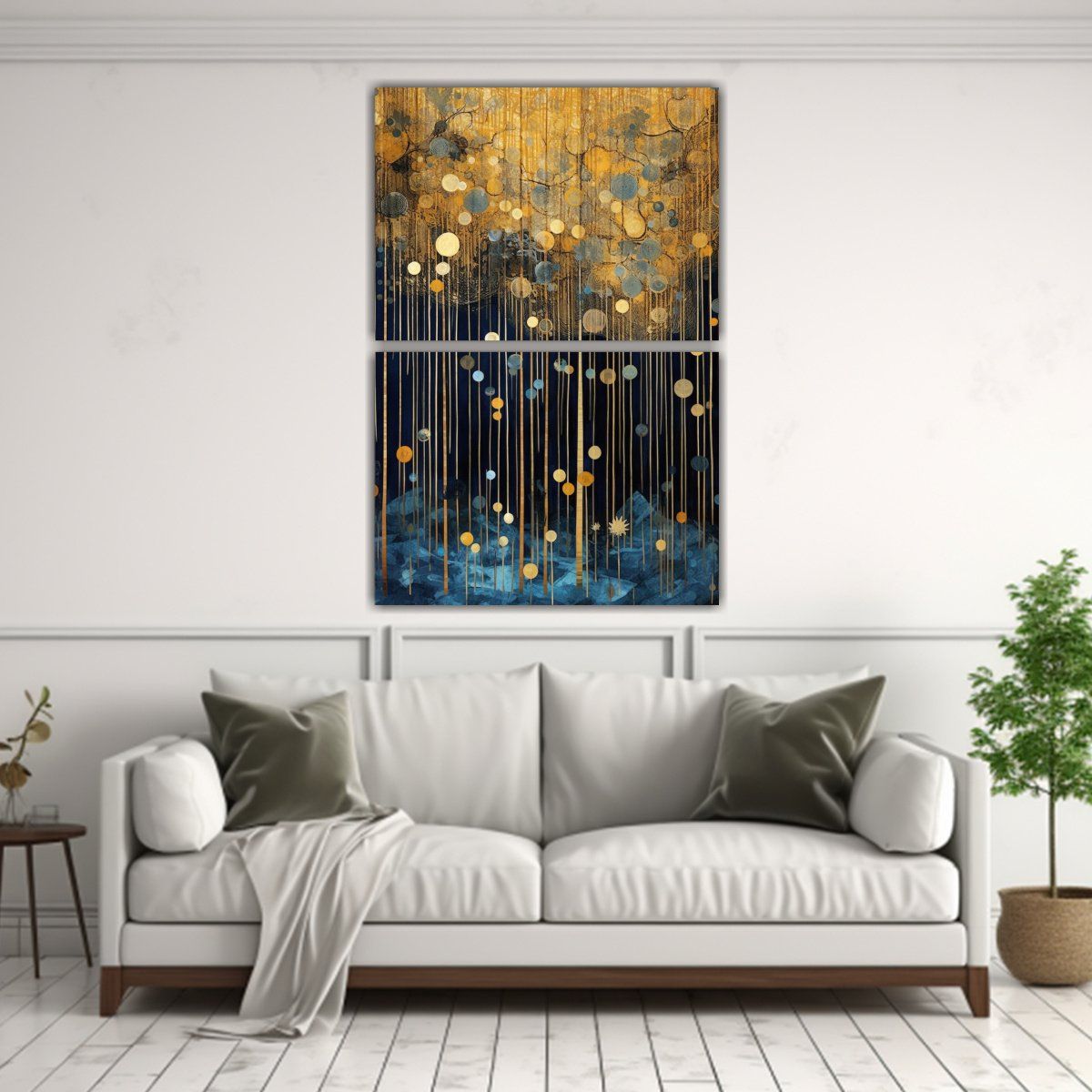 GENERICO - Dos Cuadros En Bastidor Dibujo Pop Art De 75x100 Cm