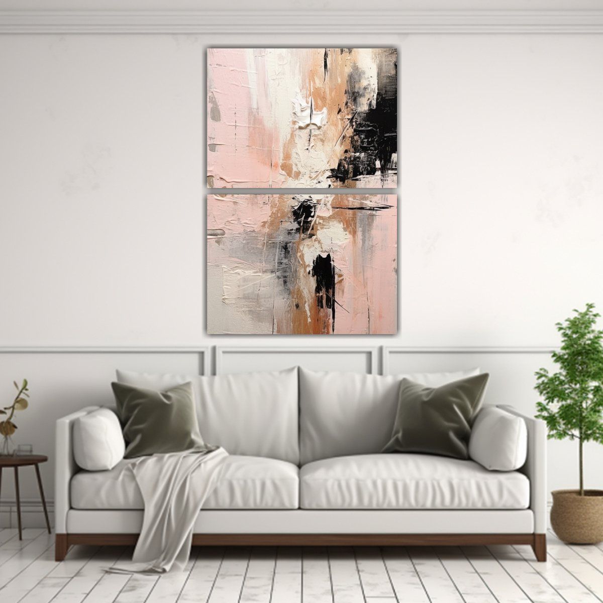 GENERICO - Escena Abstracta En Un Hermoso Dosel De Lienzo 60x80 Cm