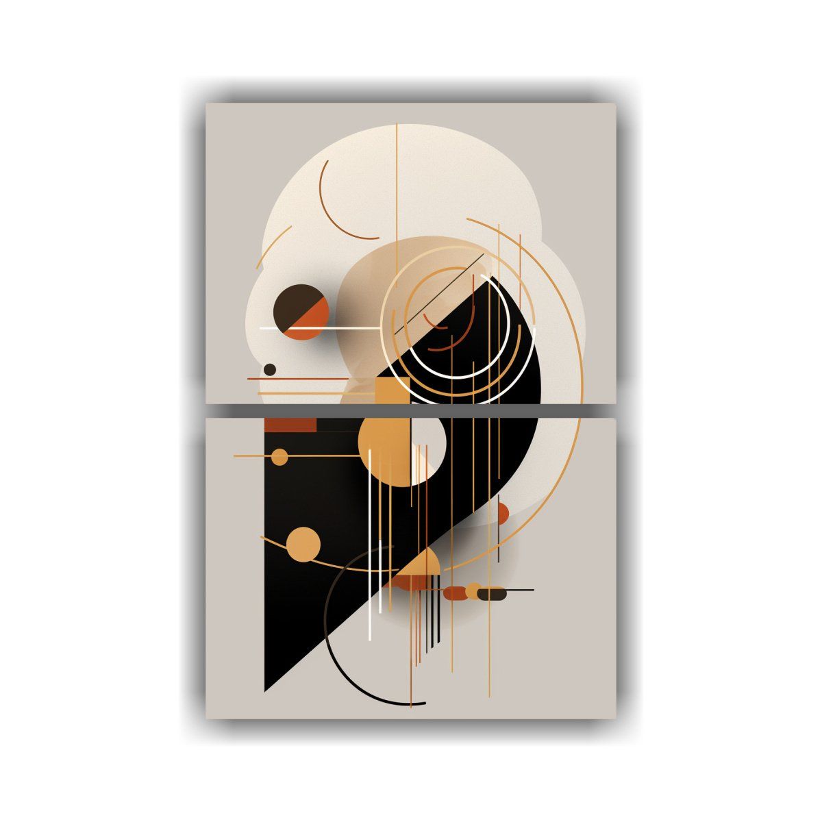 GENERICO - Set 2 Cuadro Tela Sublimada Belleza Natural 120x160 Cm