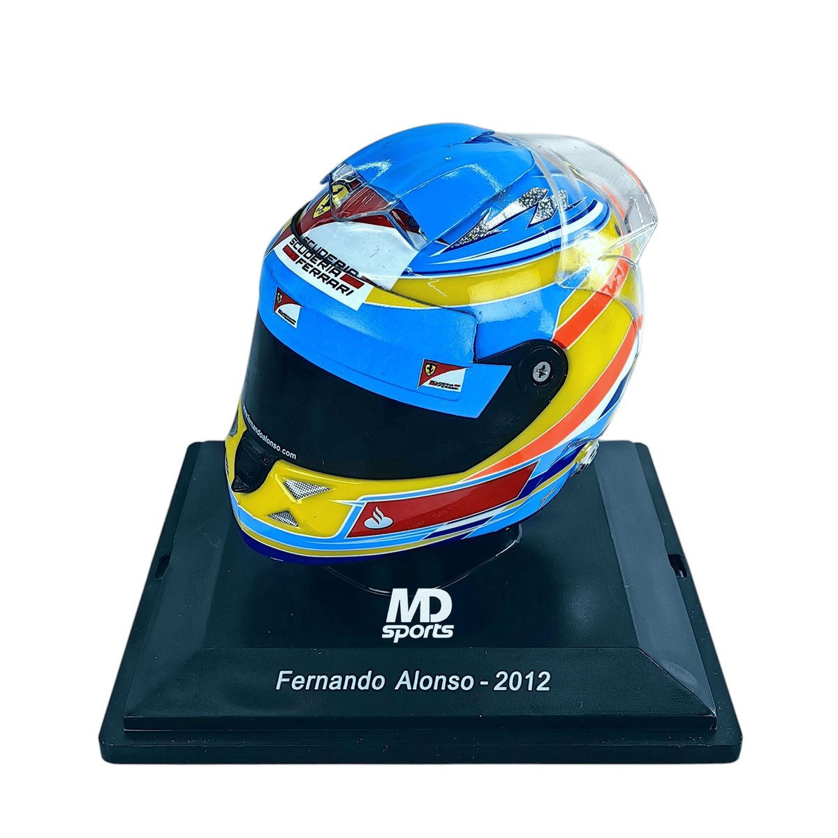 SPARK - Casco Formula 1 Fernando Alonso Ferrari 2012 Spark 1:5