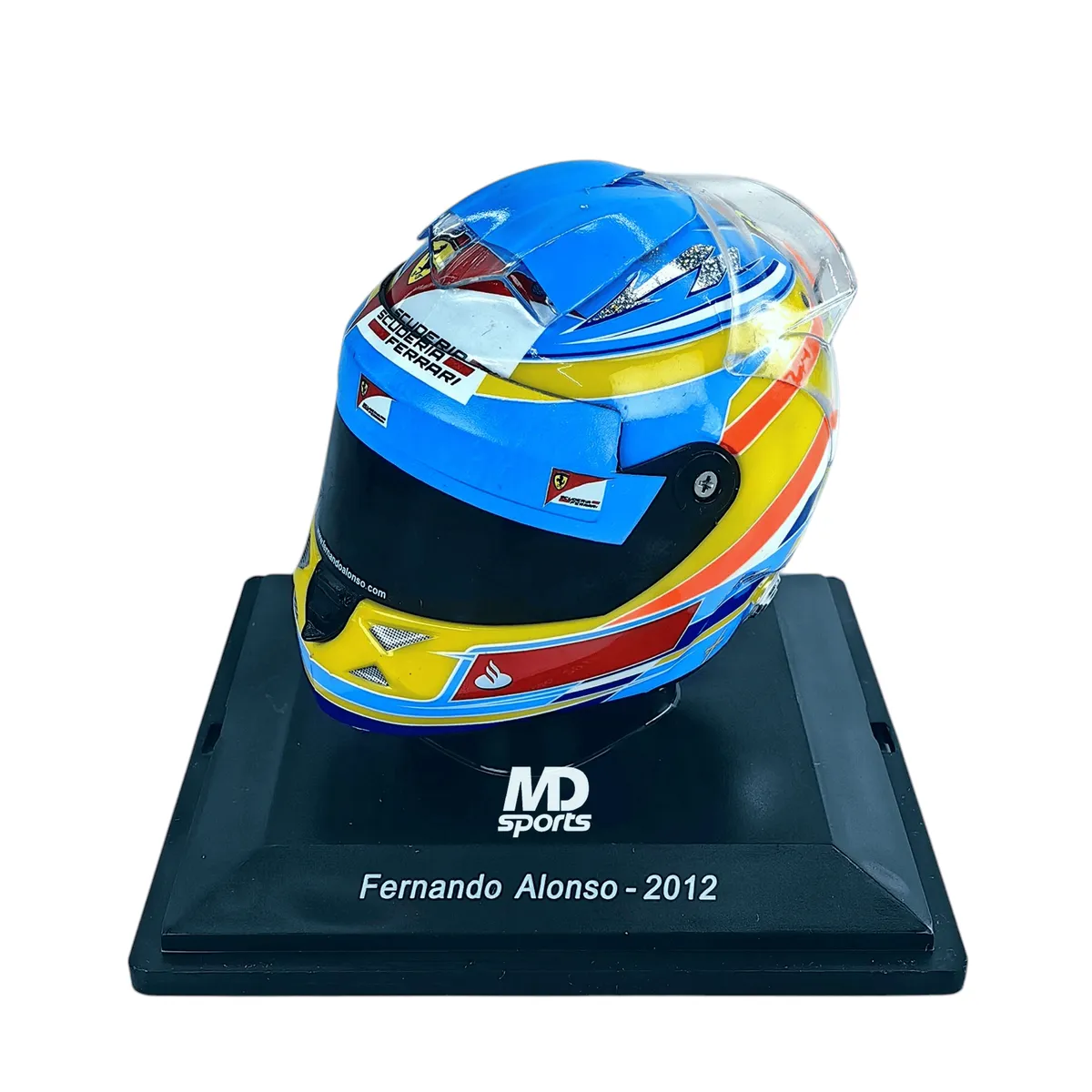 SPARK - Casco Formula 1 Fernando Alonso Ferrari 2012 Spark 1:5