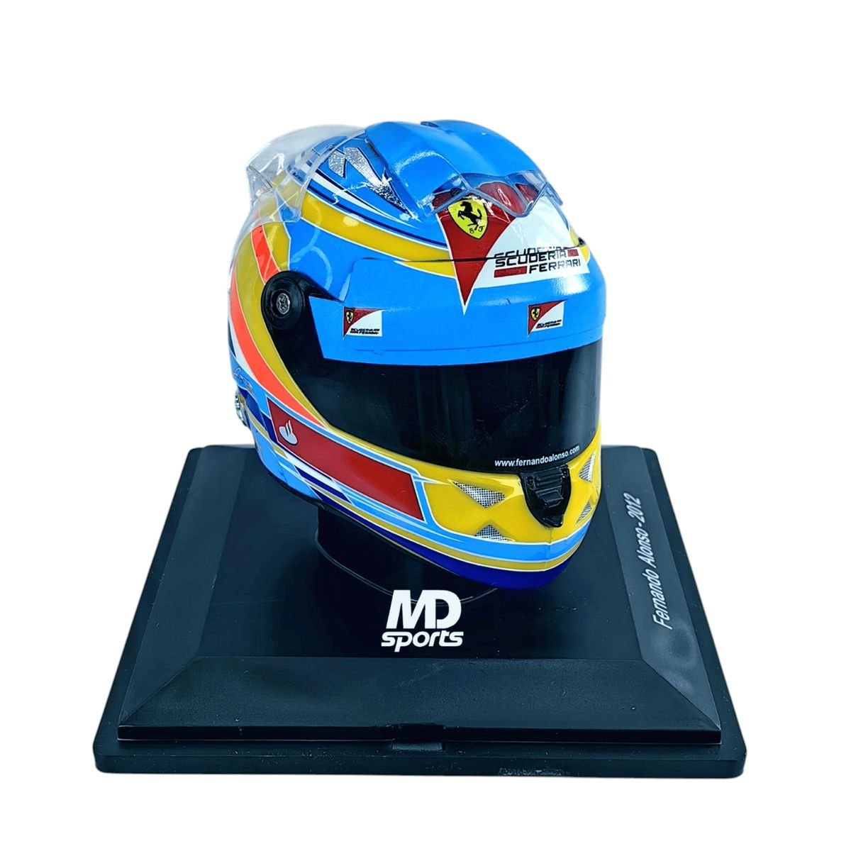 SPARK - Casco Formula 1 Fernando Alonso Ferrari 2012 Spark 1:5