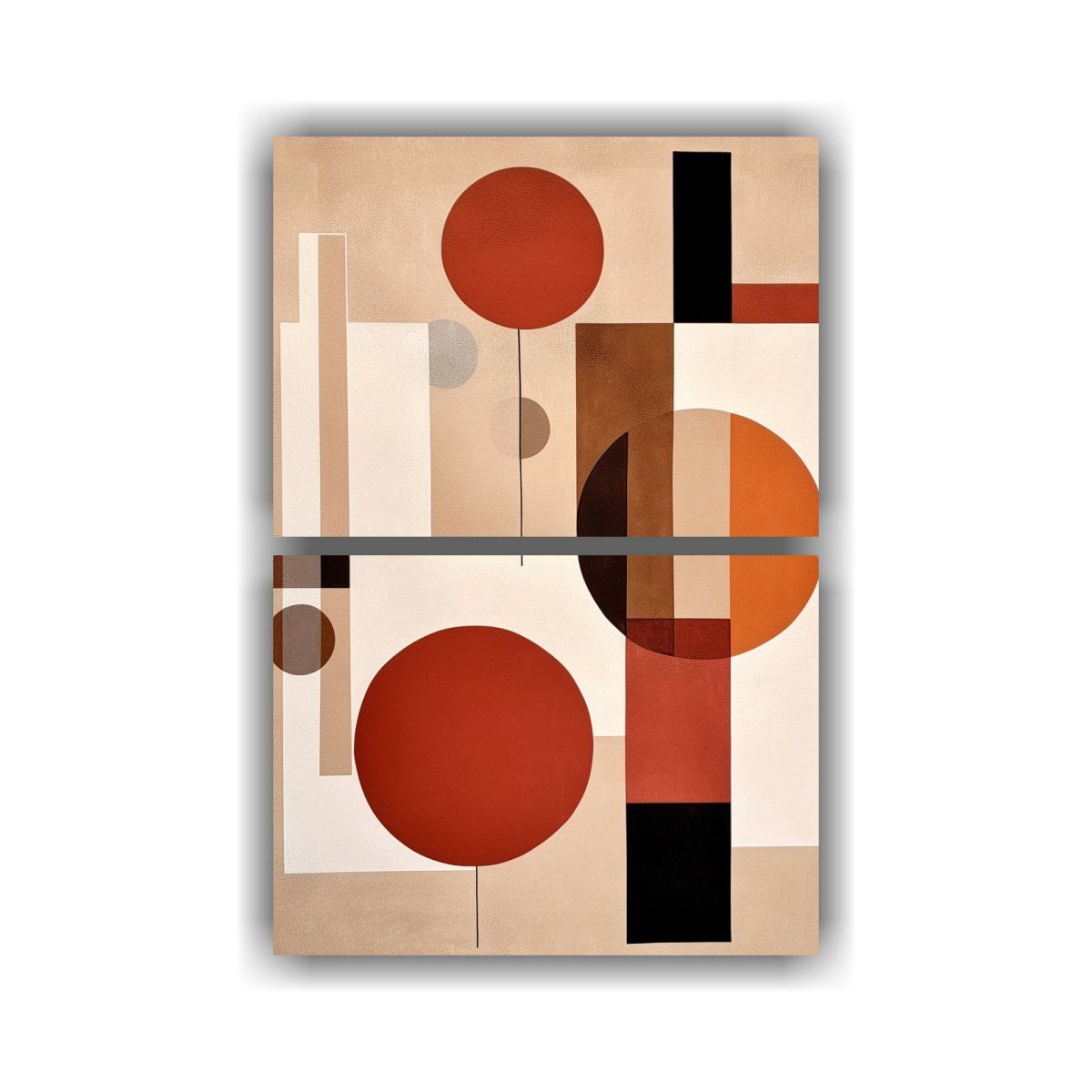 GENERICO - Conjunto 2 Lienzos Tela Sublimada Arte 60x80 Cm