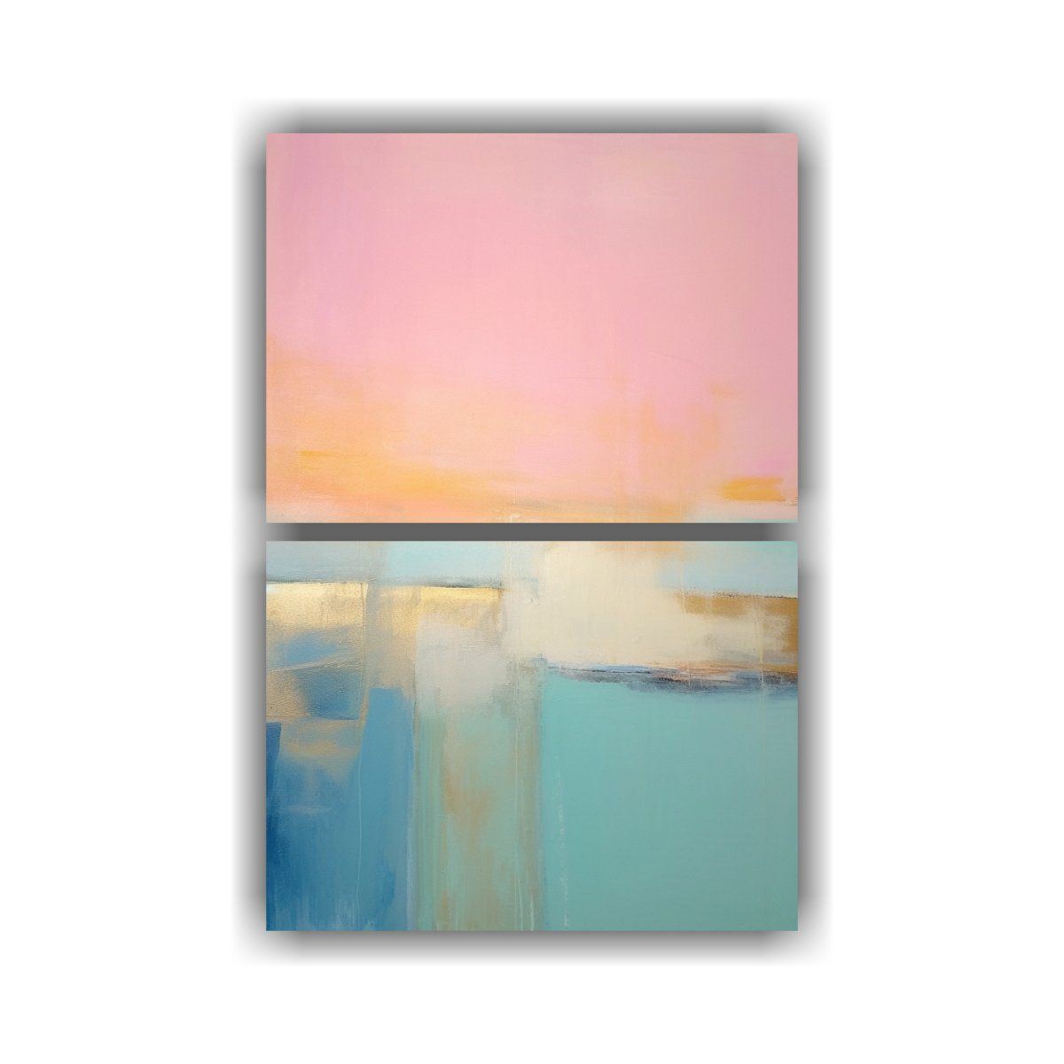 GENERICO - Pintura Abstracta Minimalista Estilo Roth En 75x100 Cm