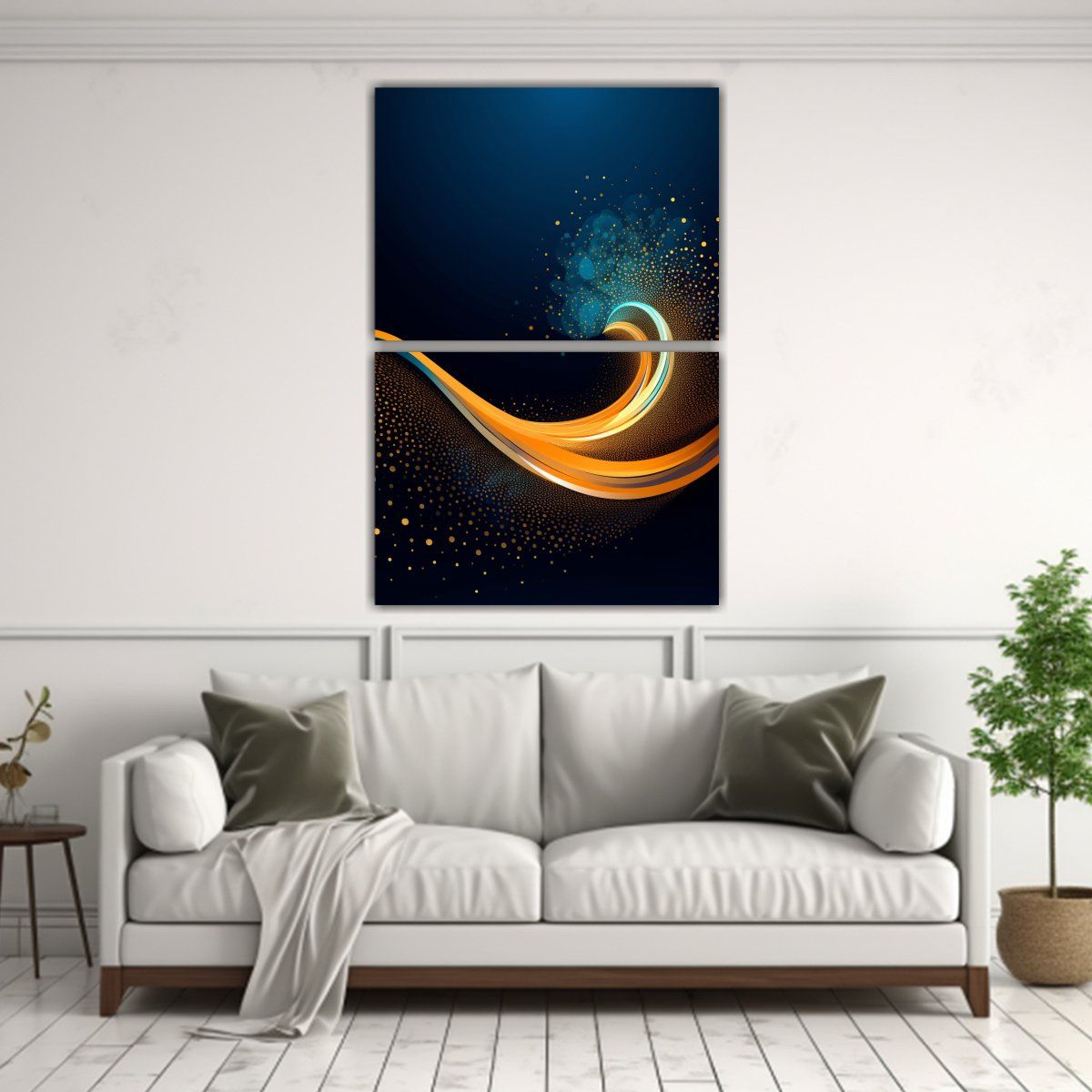 GENERICO - Pinturas Decorativas Modernas Con Fondo De Lienzo 75x100 Cm