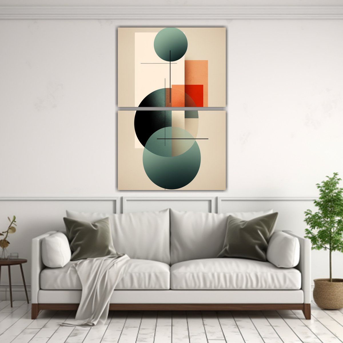 GENERICO - Pintura Decorativa En Lienzo Vintage Alegre 65x100 Cm