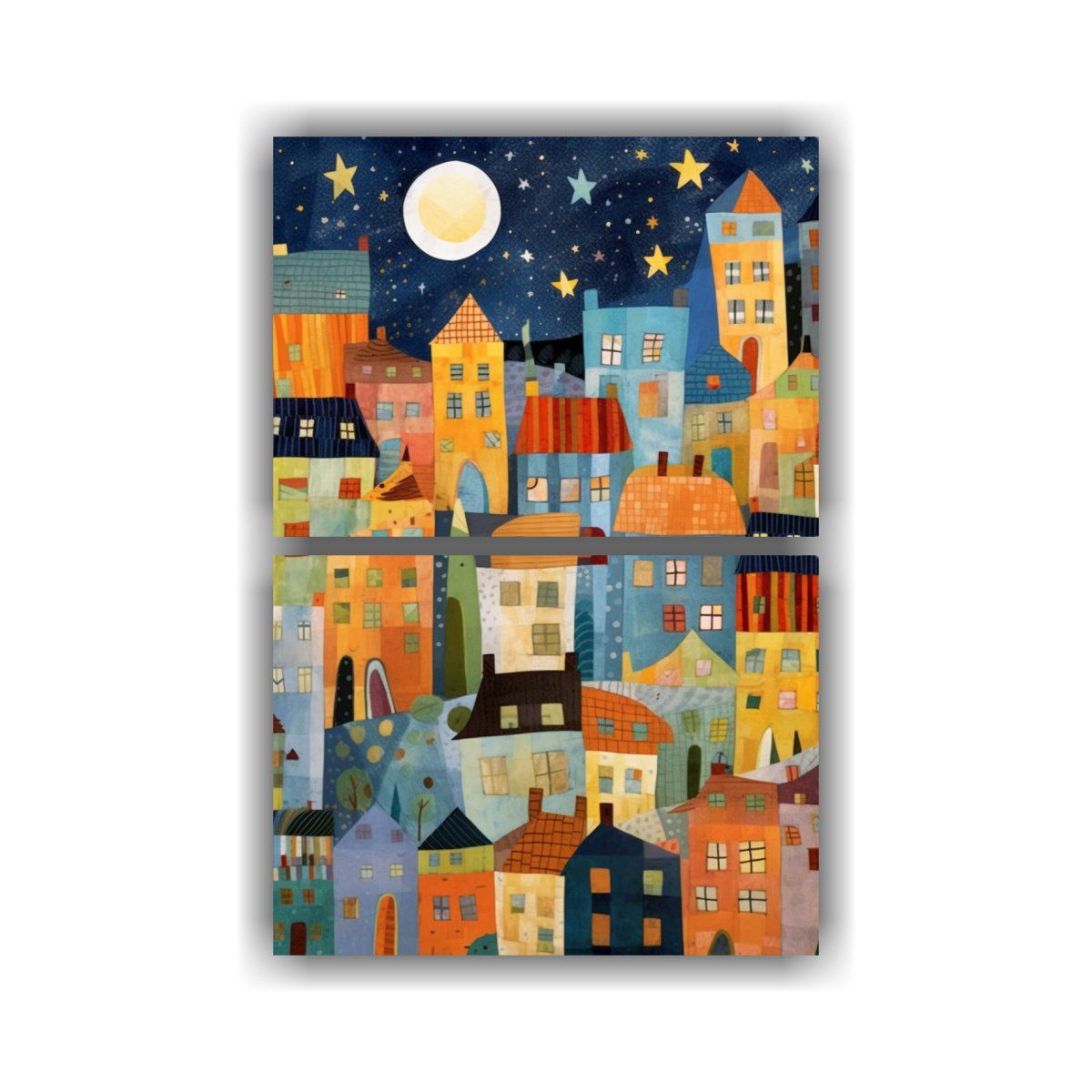 GENERICO - Exposición Arte Abstracto Pueblo Iluminado Por 50x80 Cm