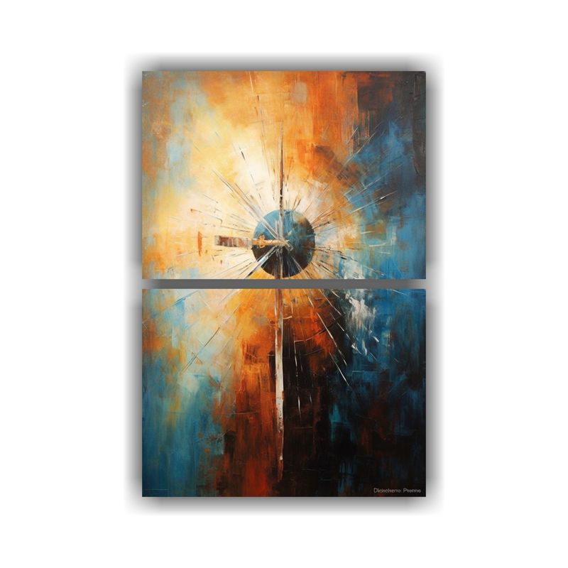 GENERICO - Pinturas Decorativas Abstractas De Danza De Luz 120x160 Cm