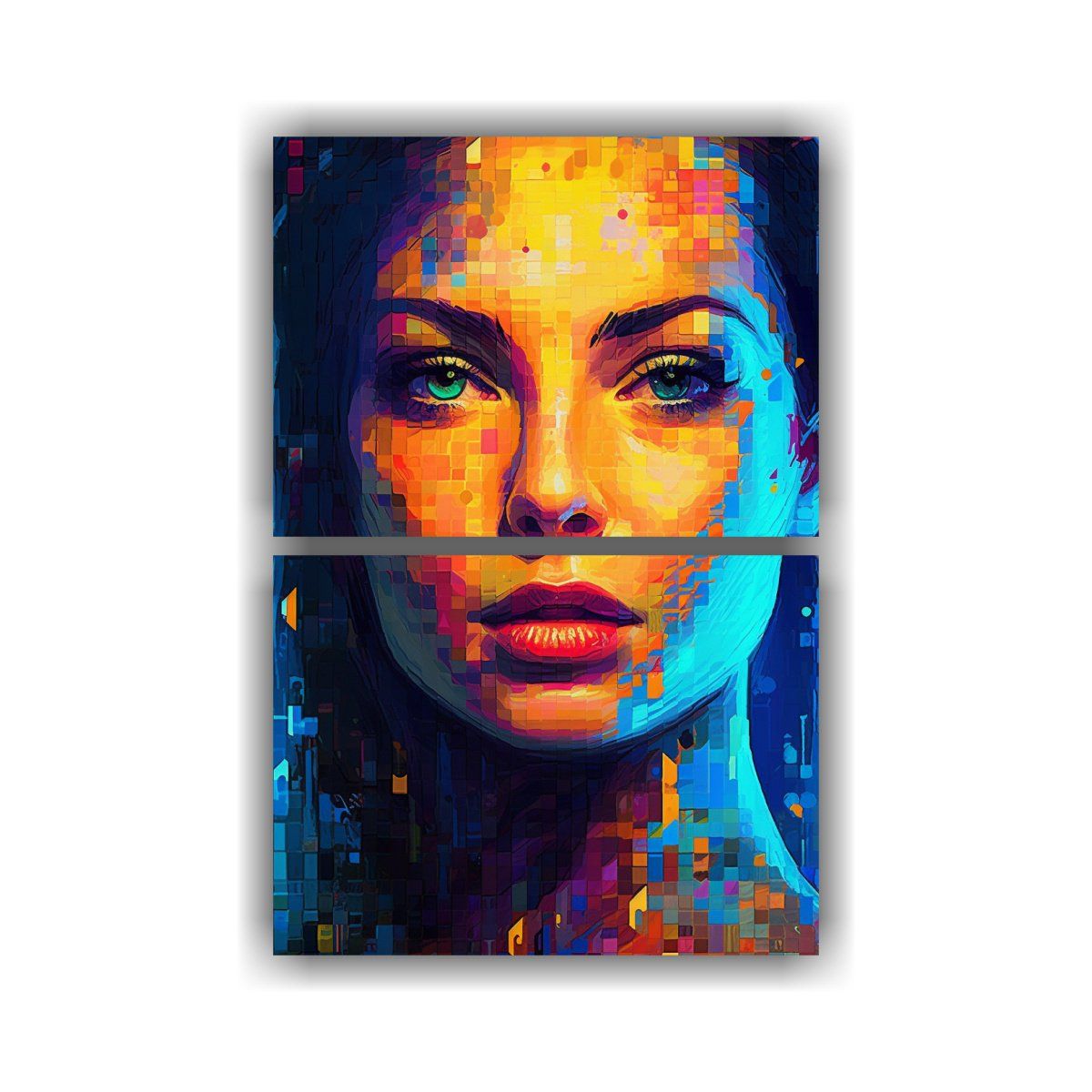 GENERICO - Díptico Hermoso Modernidad HIN SHOES Ofrece Una 120x160 Cm