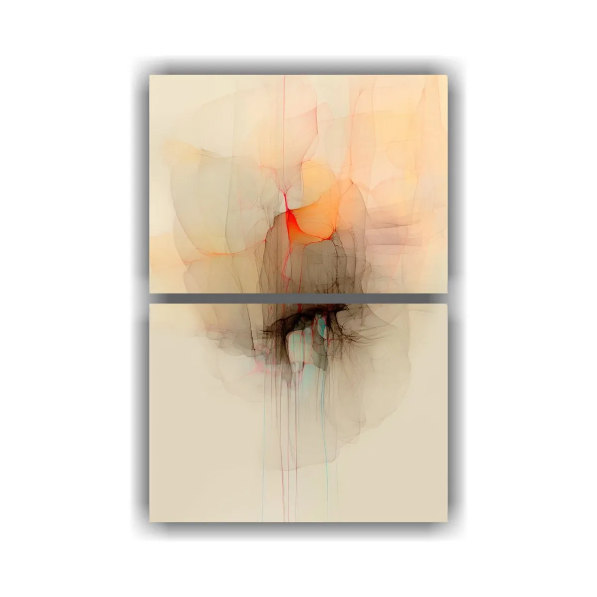 GENERICO - Lienzos Decorativos Con Delicadas Líneas Regalo 50x80 Cm