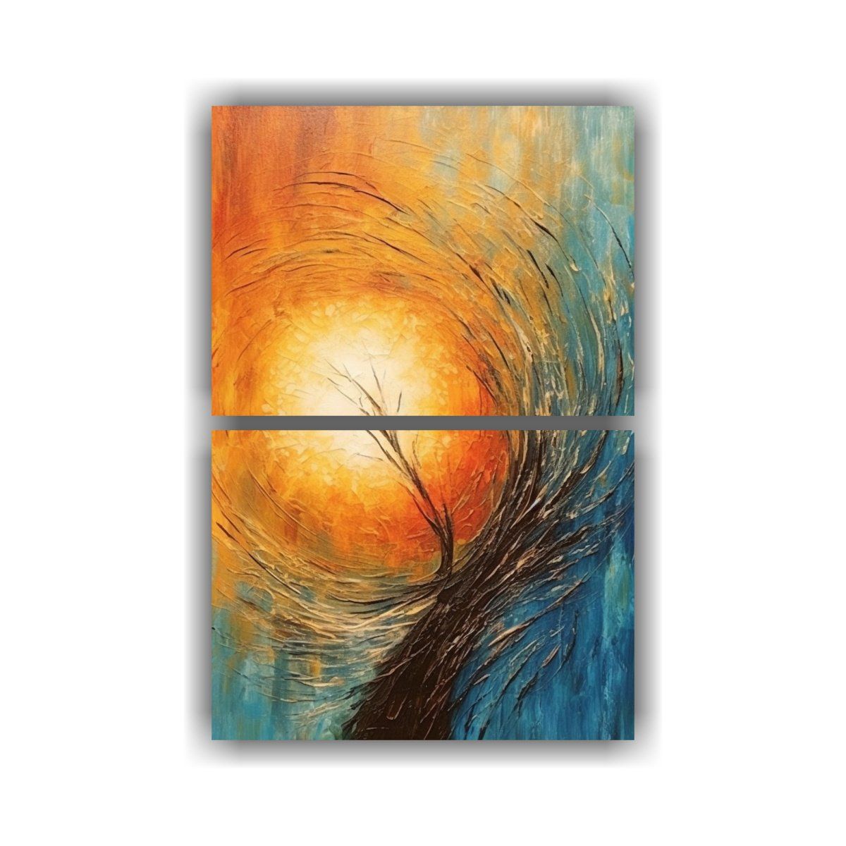 GENERICO - Cuadro Tela Sublimada Tema De Sanación Artes 75x100 Cm