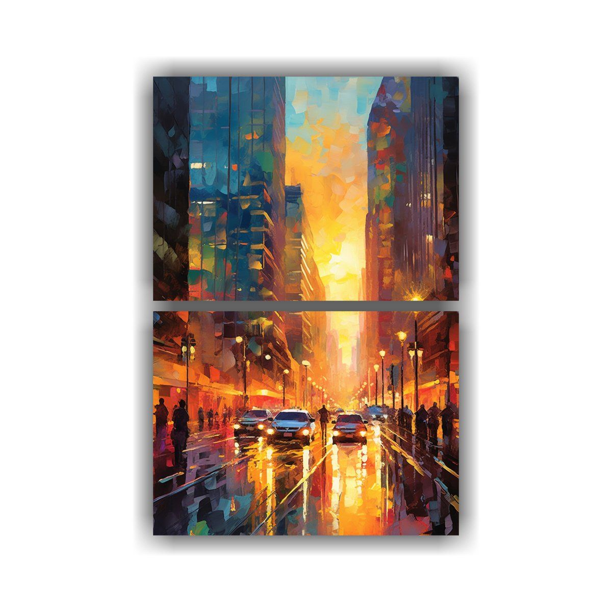 GENERICO - Pinturas Decorativas Ciudad Creativa Exuberante 50x80 Cm