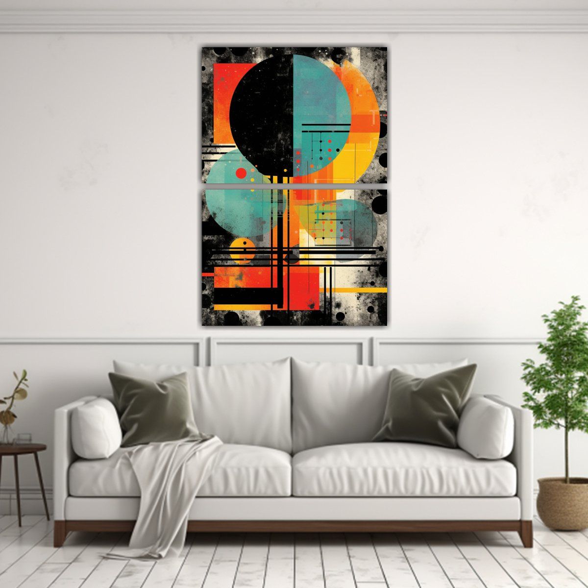 GENERICO - Pinturas Decorativas Acuarela Abstracta Estilo 120x160 Cm