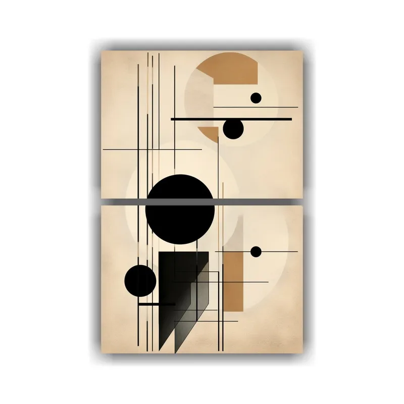 GENERICO - Pinturas De Pared Modernas En Blanco Y Negro Con 50x80 Cm