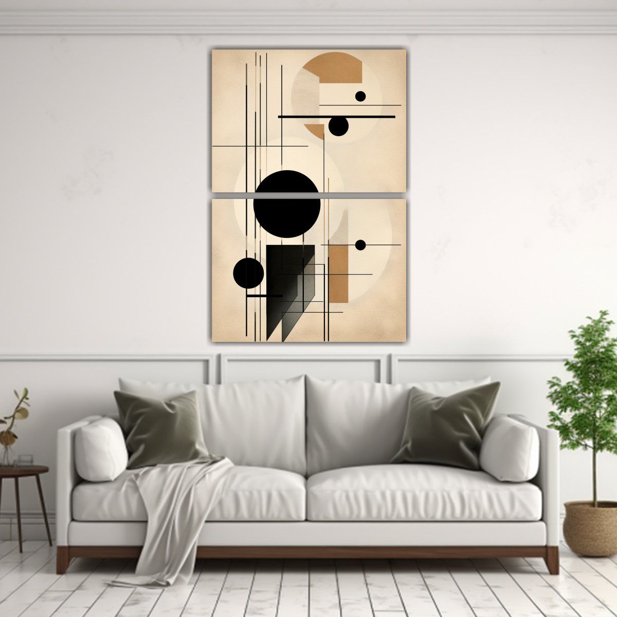 GENERICO - Pinturas De Pared Modernas En Blanco Y Negro Con 75x100 Cm