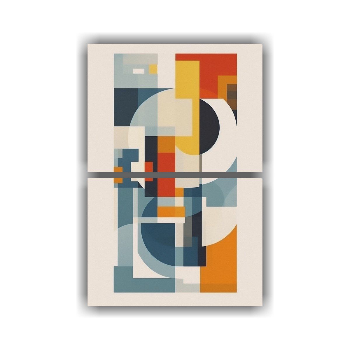 GENERICO - Pinturas Decorativas Modernas Con Fondo Blanco Y 50x80 Cm