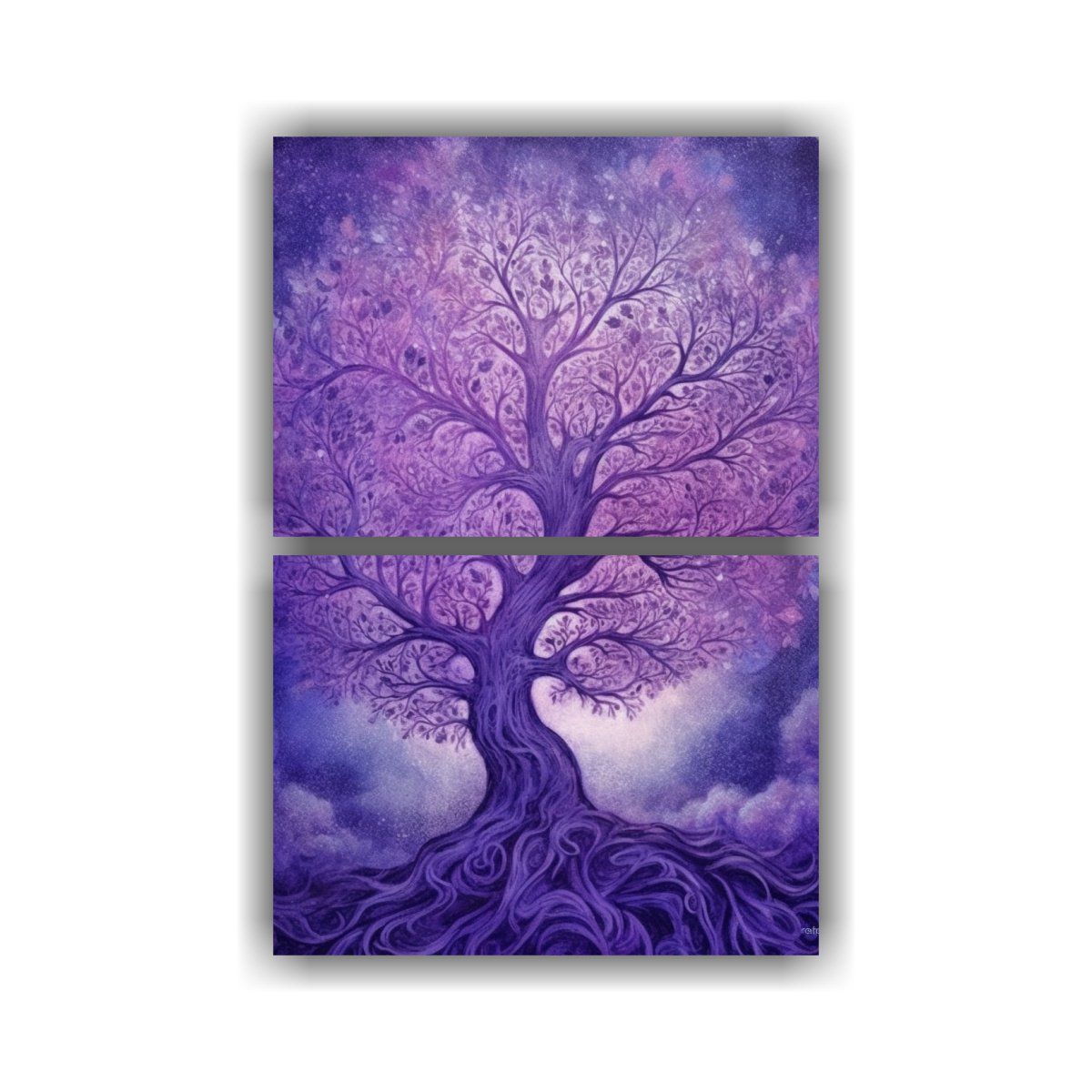 GENERICO - Pinturas Decorativas De Dos Lienzos De Tela Con 65x100 Cm