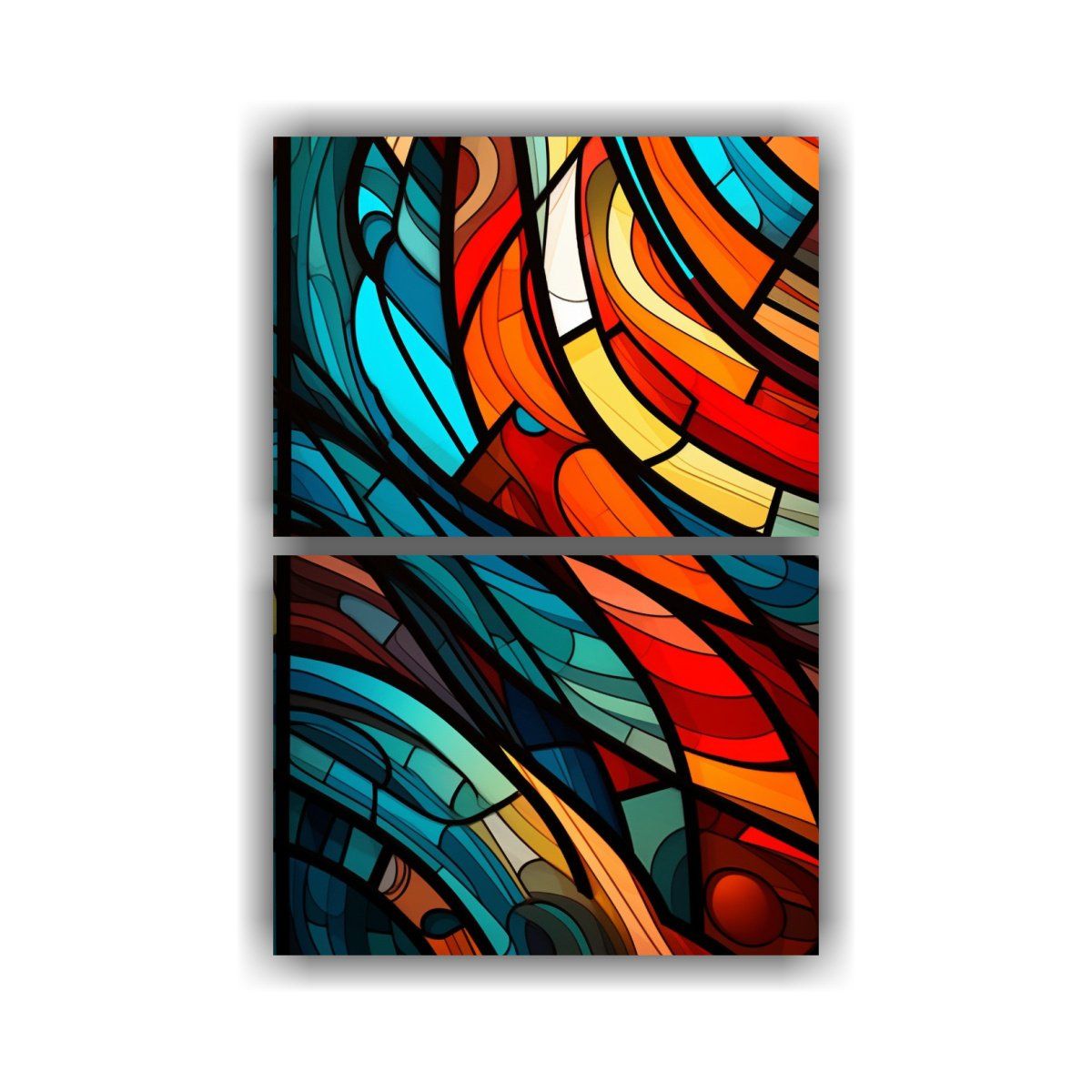 GENERICO - Pinturas Decorativas Modernas Estilo Lío Con 60x80 Cm