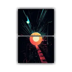 GENERICO - Cuadro Hermoso De Visión Artística En Conjunto 75x100 Cm
