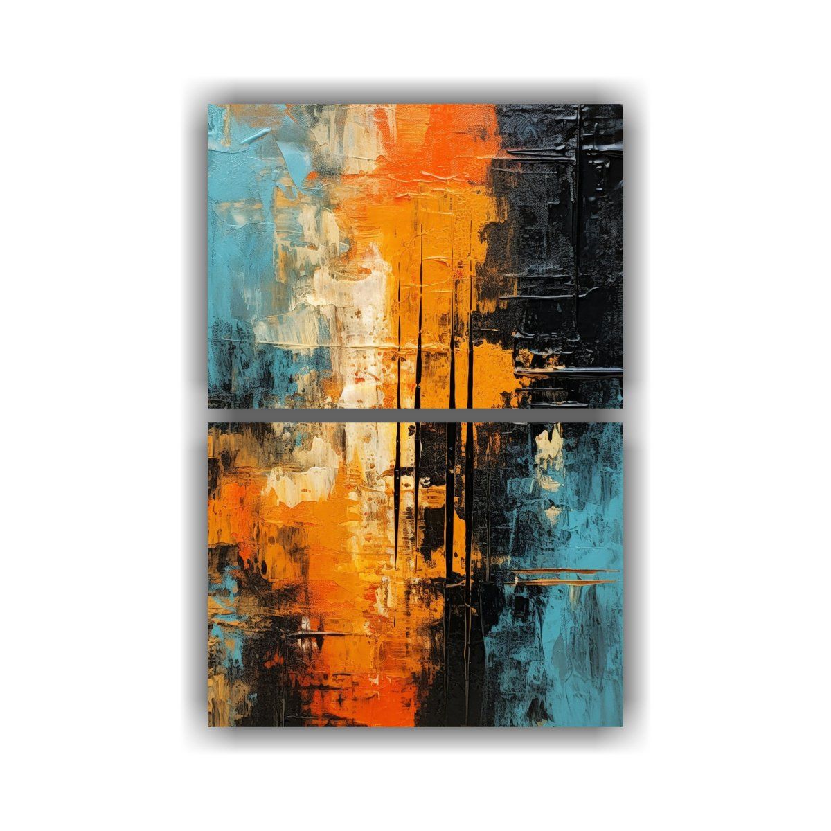 GENERICO - Cuadro Vanguardia Elegancia Arte Abstracto Que 50x80 Cm
