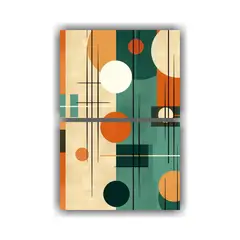 GENERICO - Pinturas De Arte De Pared Minimalista Con Patrón 65x100 Cm