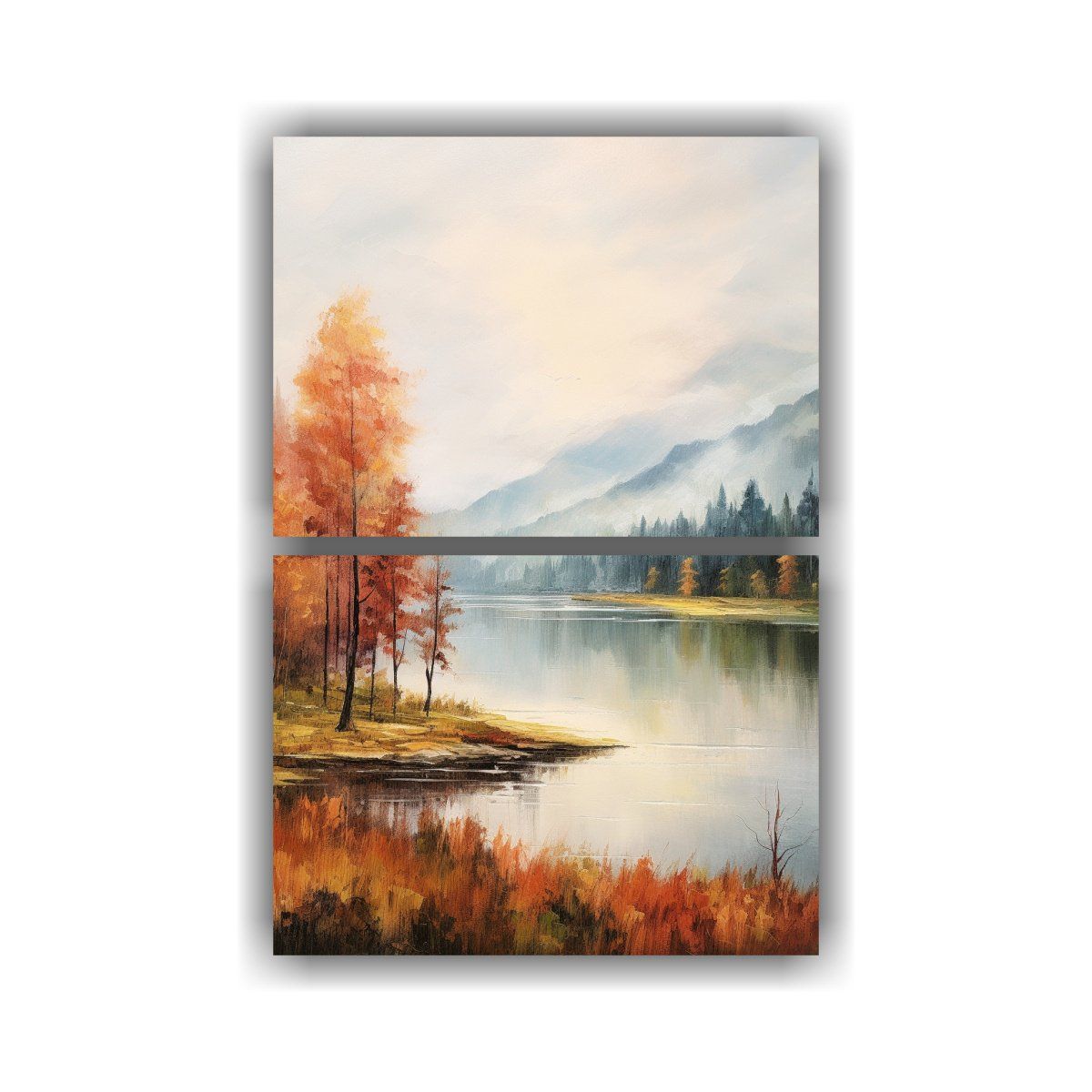 GENERICO - Pintura Decorativa De Tela Sublimada En Bastidor 50x80 Cm