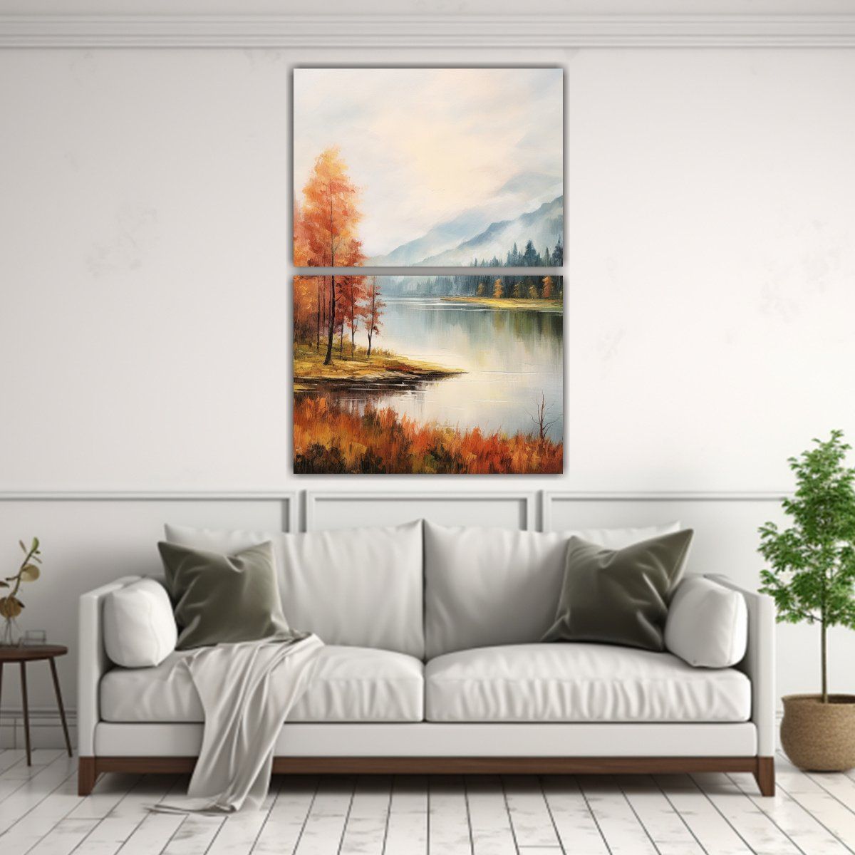 GENERICO - Pintura Decorativa De Tela Sublimada En Bastidor 50x80 Cm