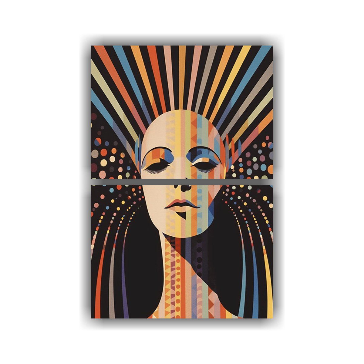 GENERICO - Cuadros Modernos Intensos Julep Pharaoh Bridget 50x80 Cm