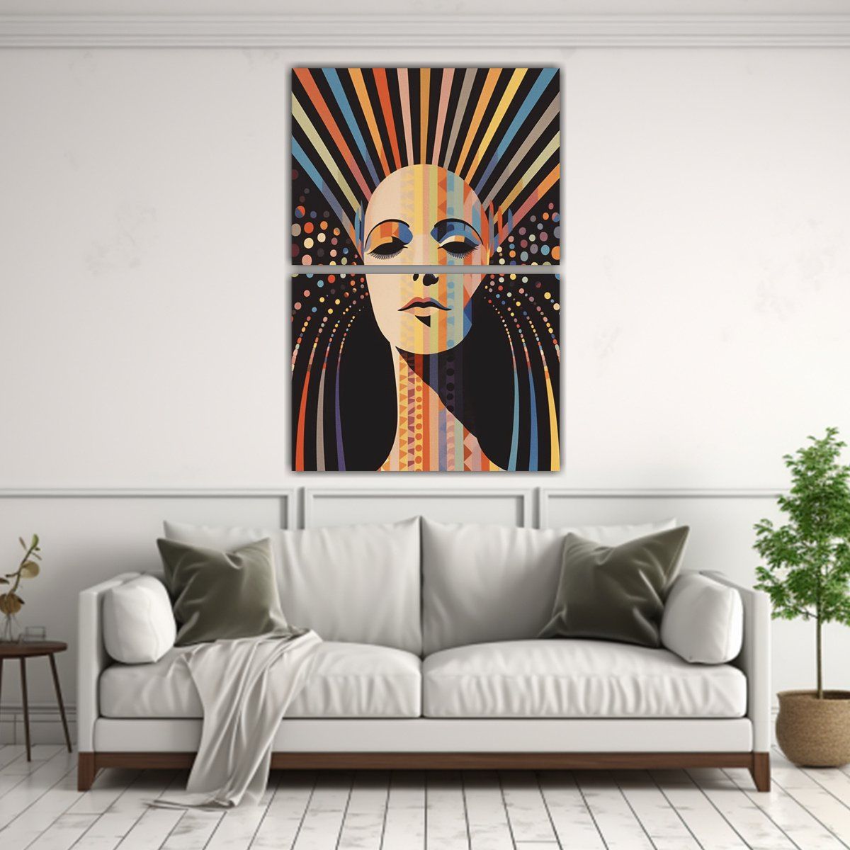 GENERICO - Cuadros Modernos Intensos Julep Pharaoh Bridget 50x80 Cm