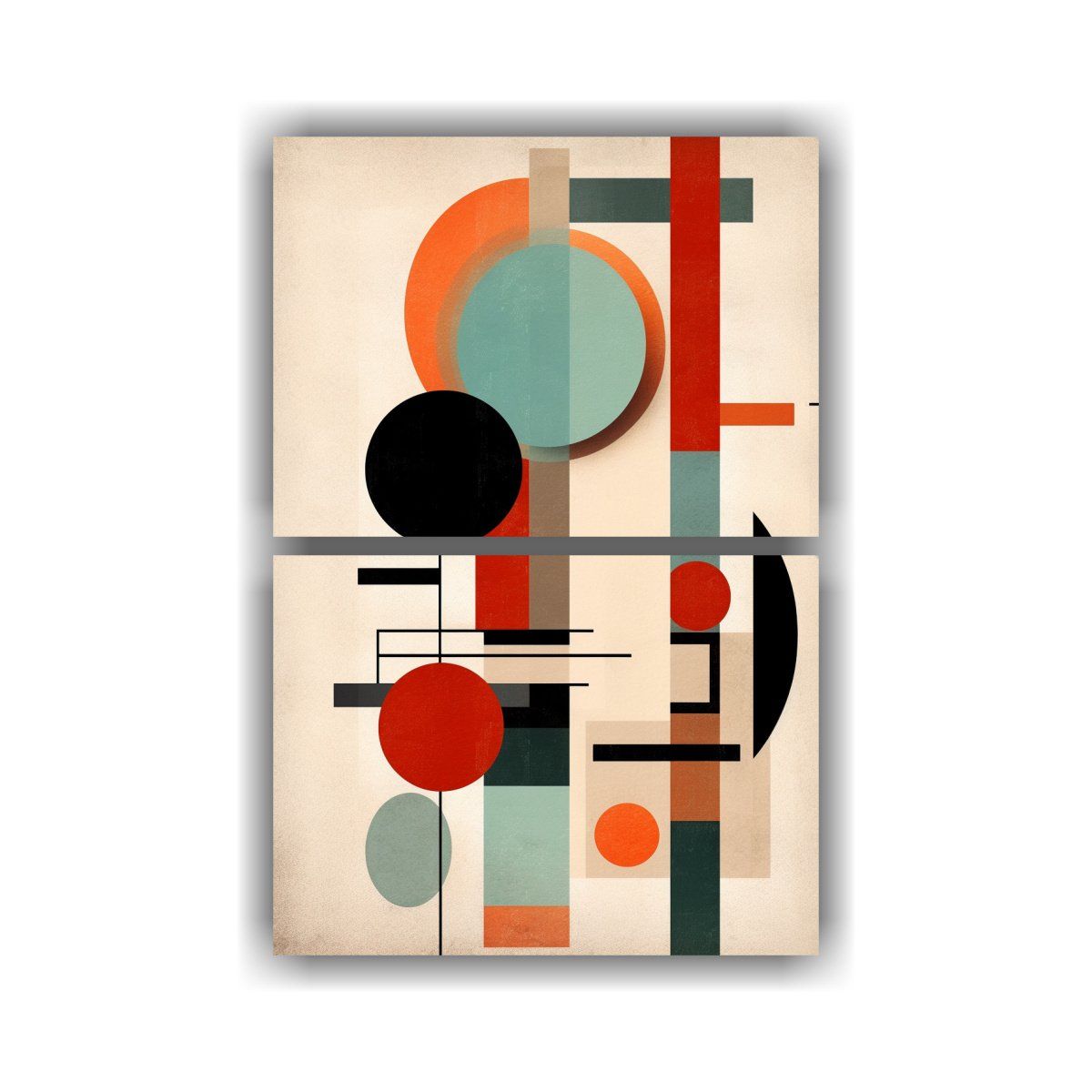 GENERICO - Cuadros De Decoración Minimalista Abstracta 65x100 Cm