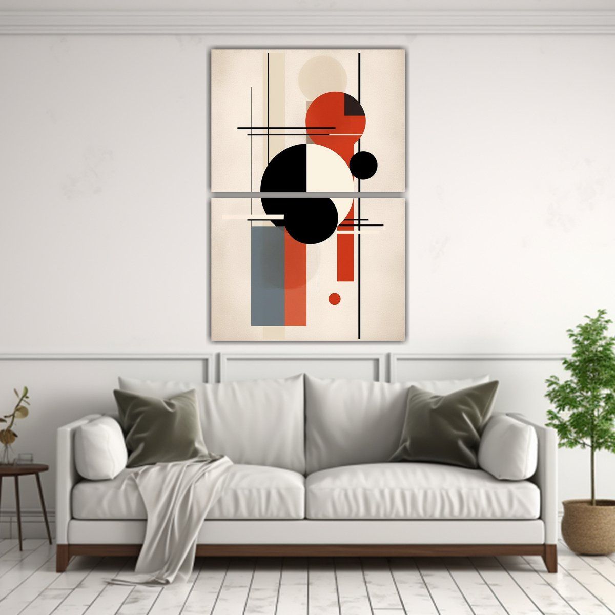 GENERICO - Pinturas Decorativas Dos Canvas Arte Gráfico T 75x100 Cm